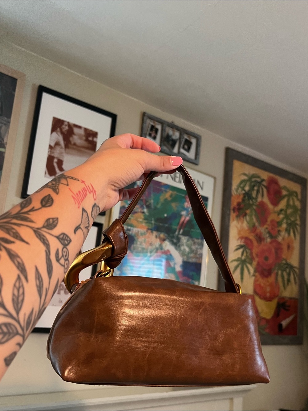 Brown Leather Purse